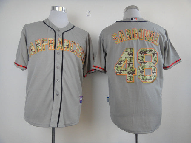 Sandoval Grey San Francisco Giants camo Camo jersey