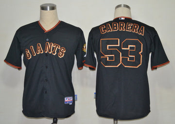 Melky Cabrera San Francisco Giants black jersey