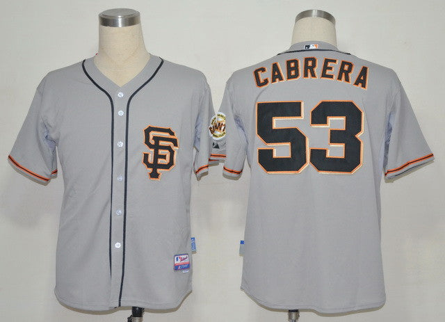 Melky Cabrera San Francisco Giants grey jersey