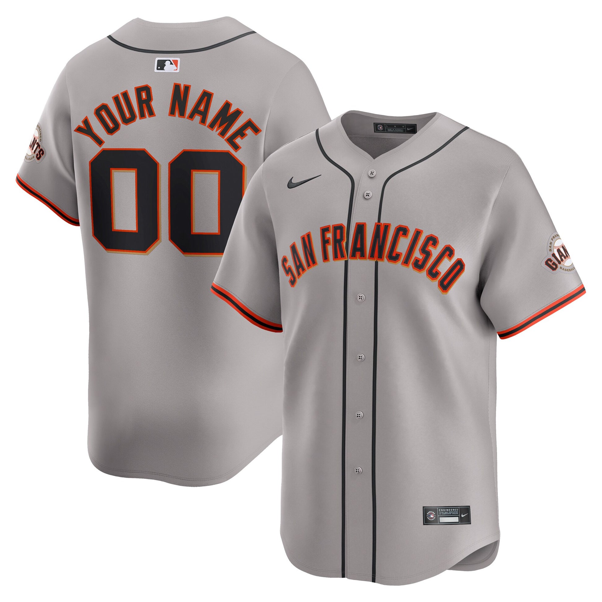 San Francisco Giants gray Limited jersey