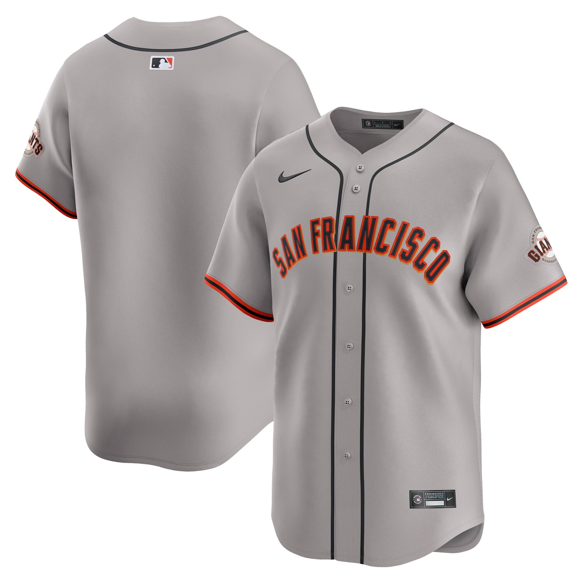San Francisco Giants gray Limited jersey