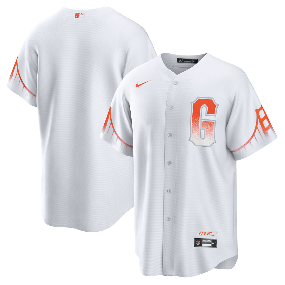 San Francisco Giants white City Connect jersey