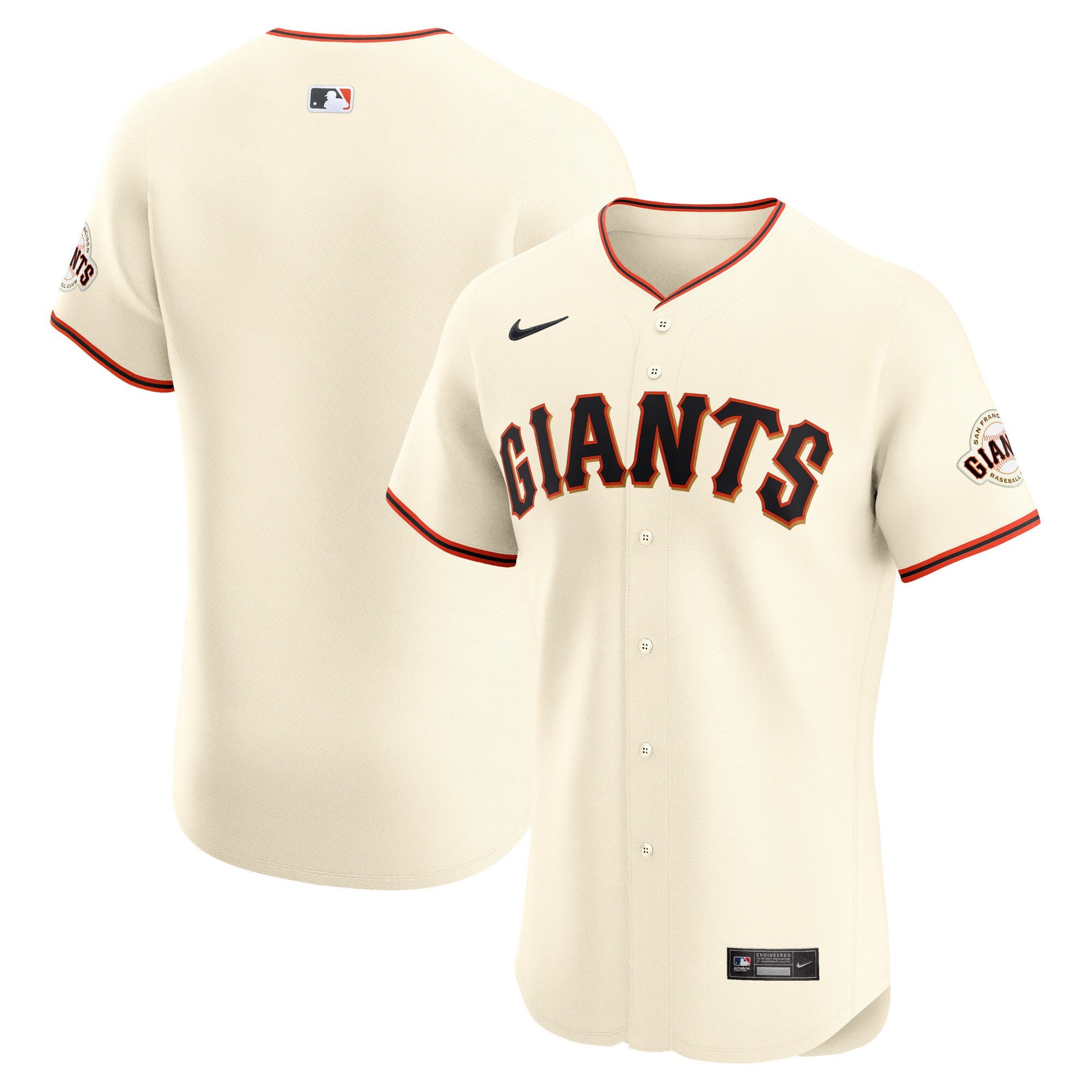 San Francisco Giants cream Elite jersey