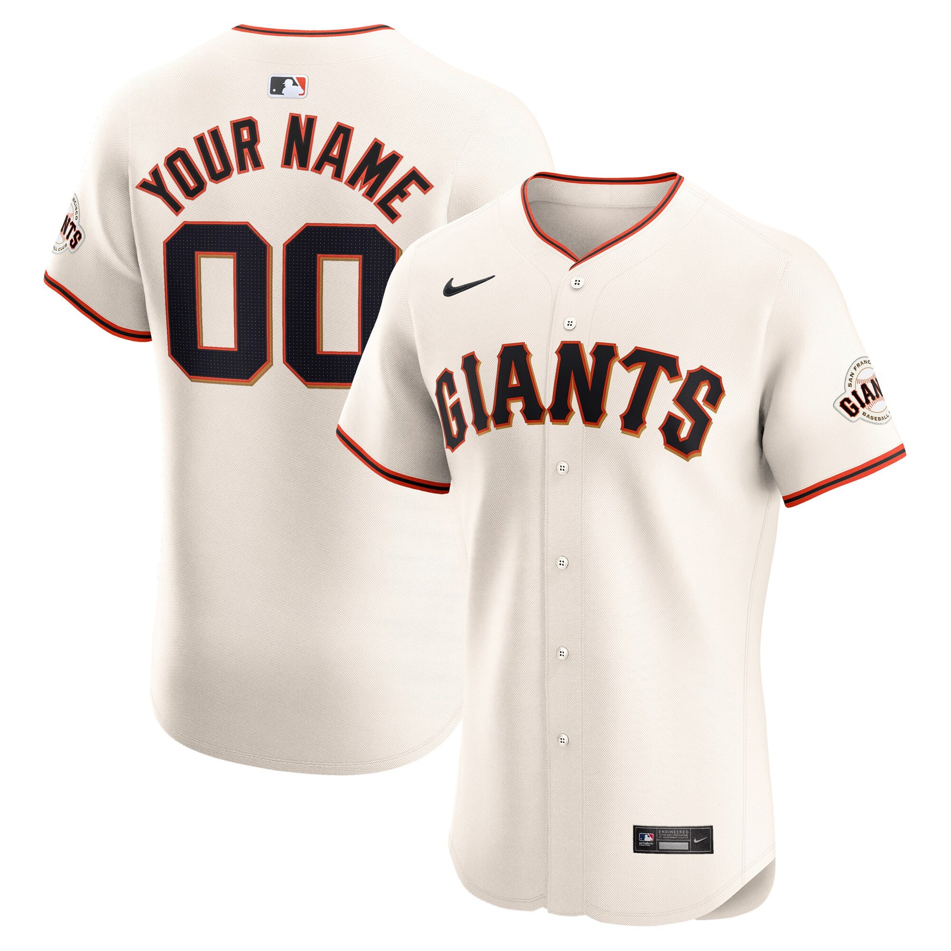 San Francisco Giants cream Elite jersey