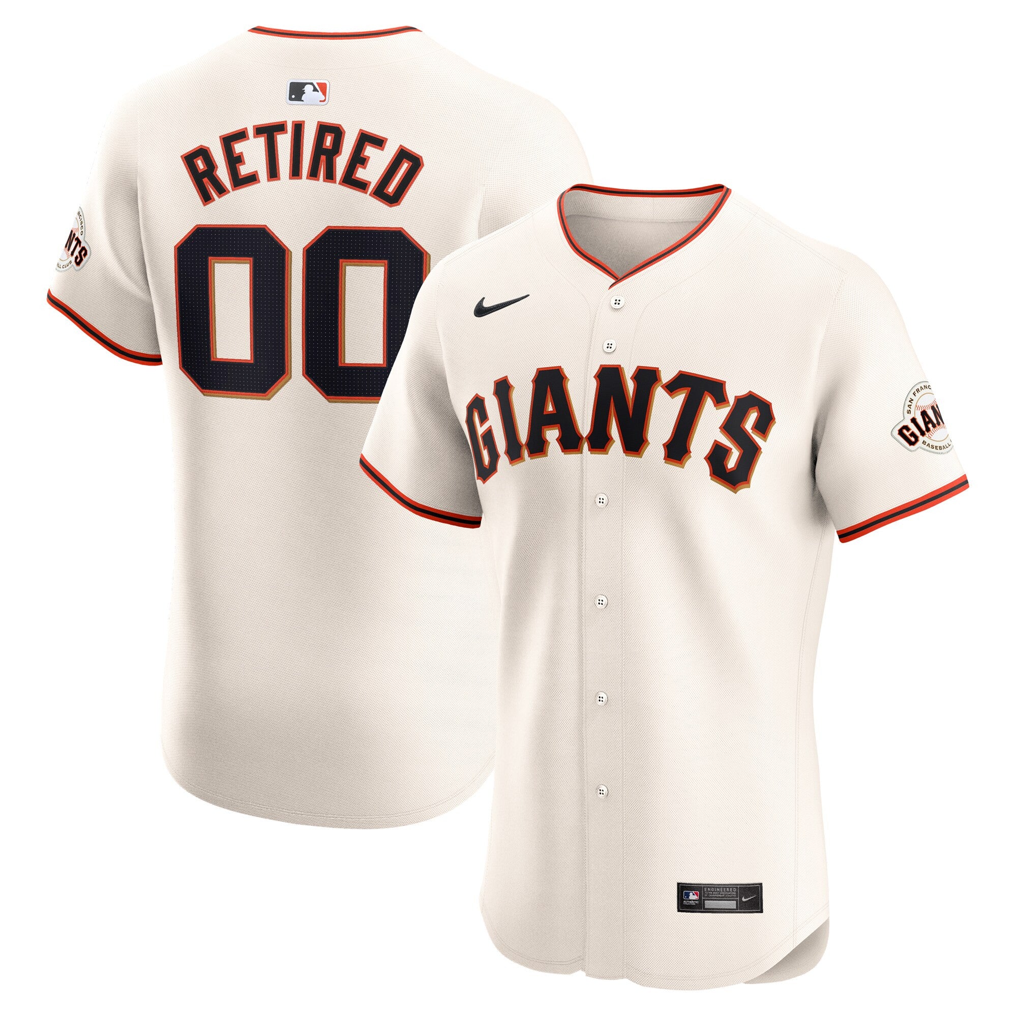 San Francisco Giants cream Elite jersey
