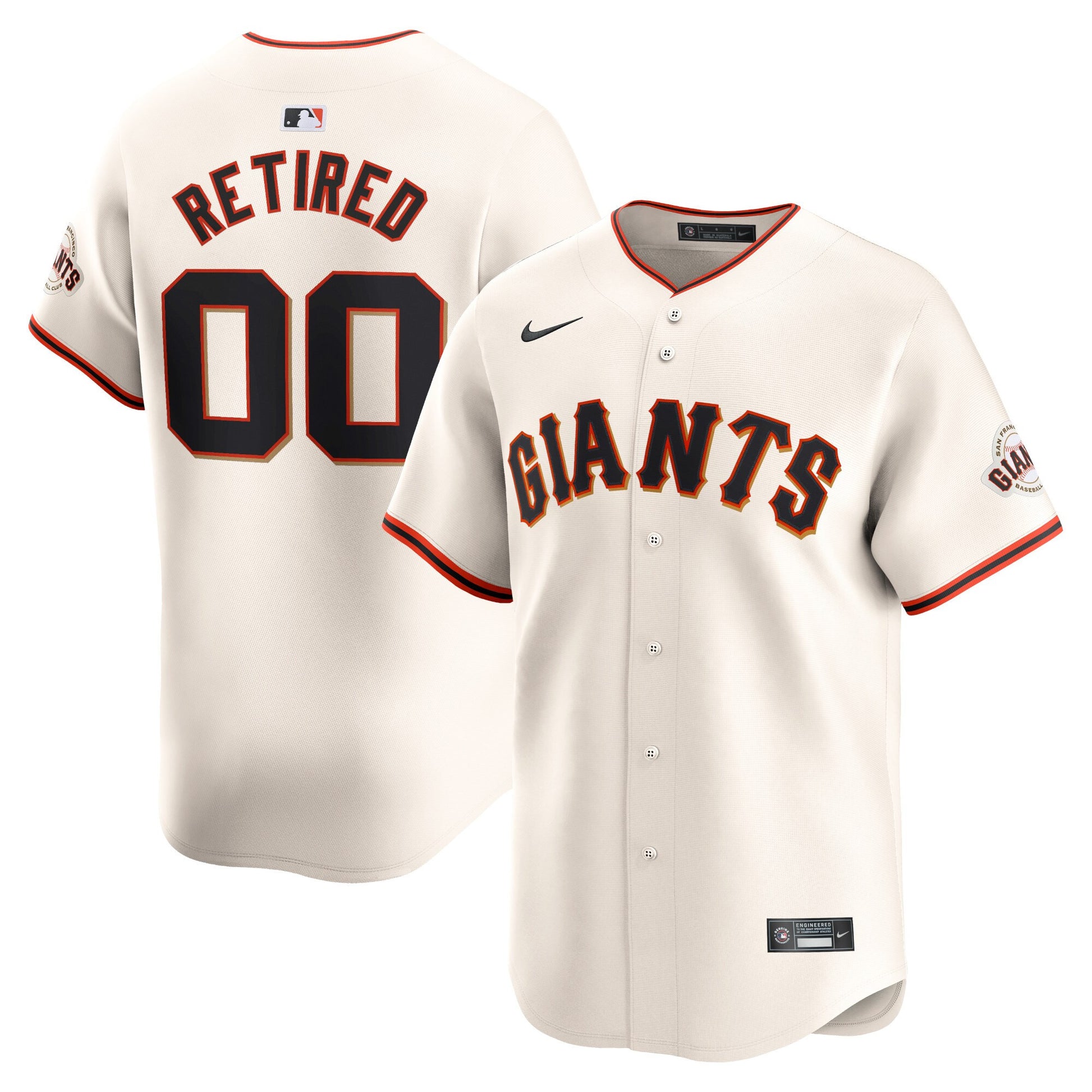 San Francisco Giants cream Limited jersey