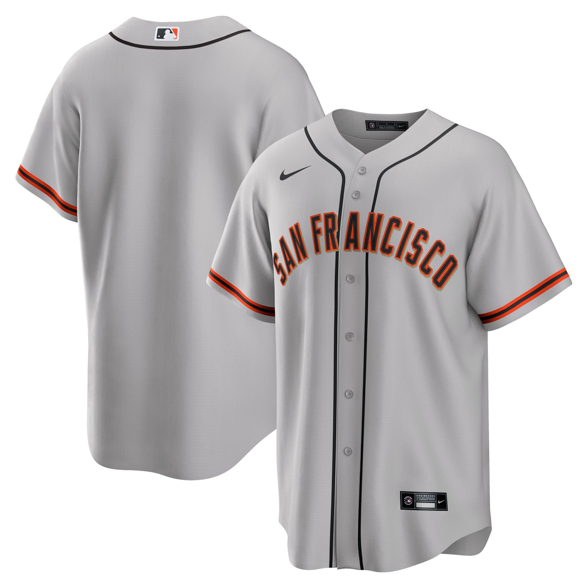 San Francisco Giants gray Road jersey
