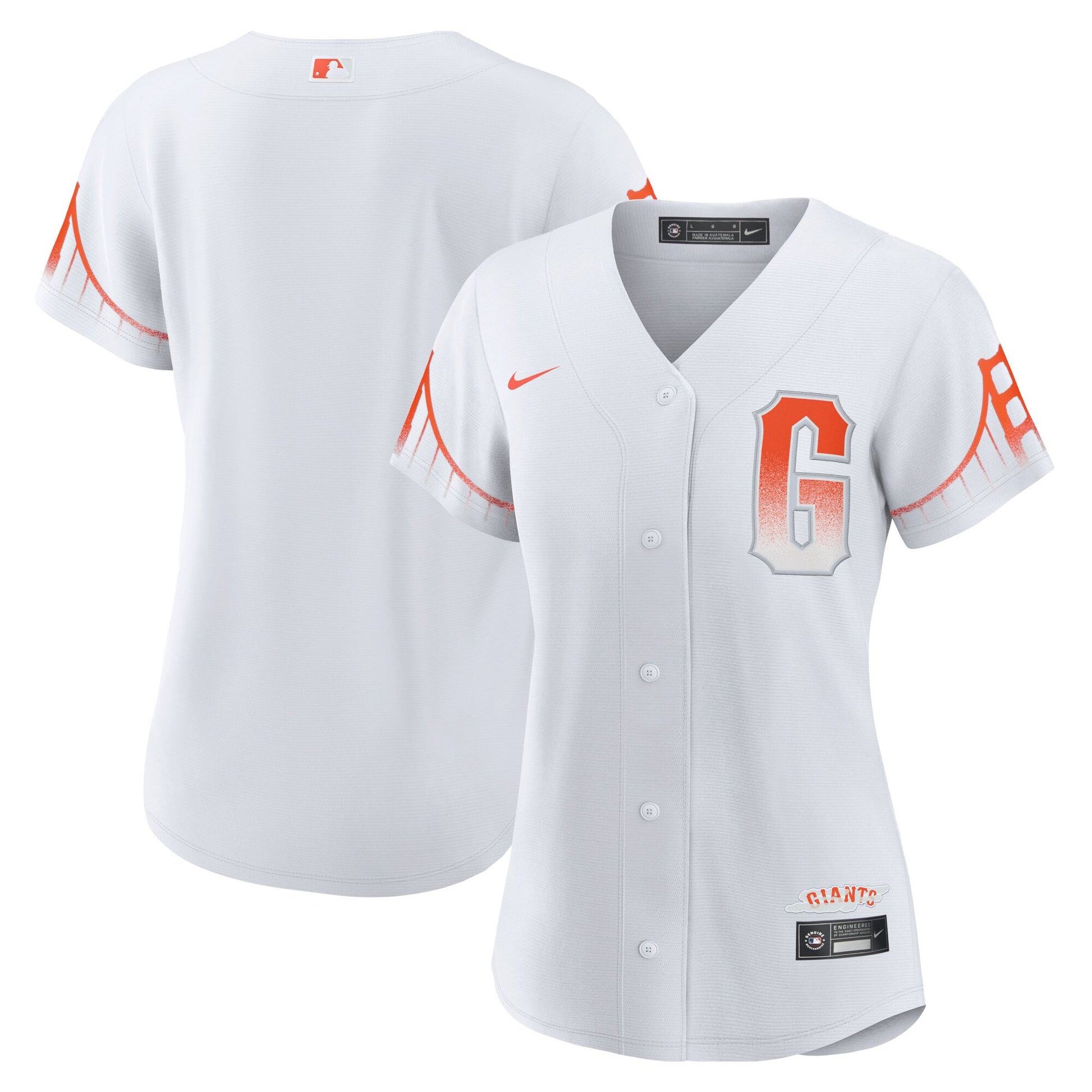 San Francisco Giants white City Connect jersey