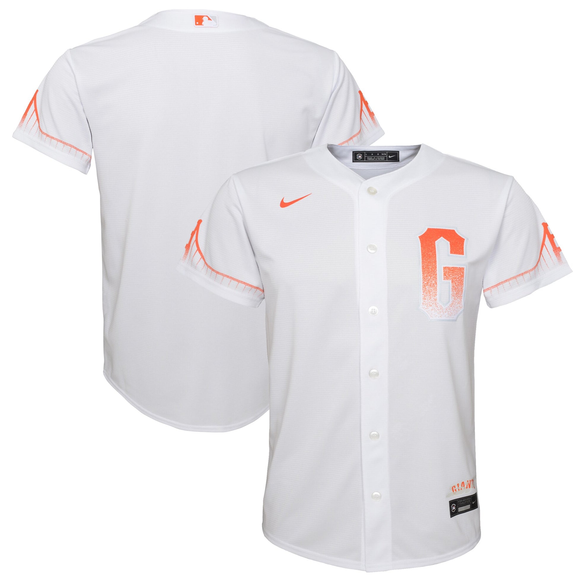 San Francisco Giants white City Connect jersey