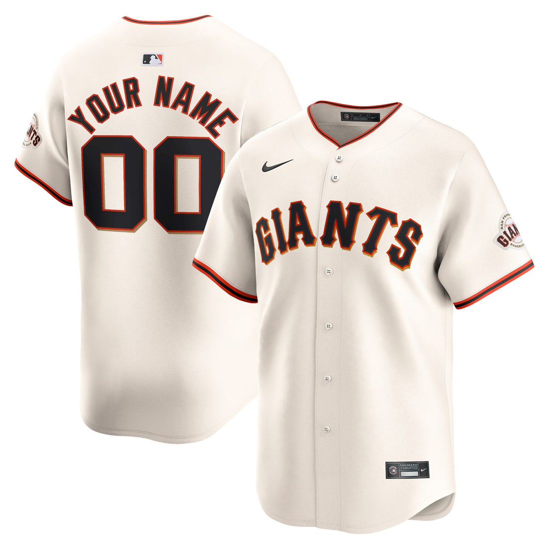 San Francisco Giants cream Limited jersey