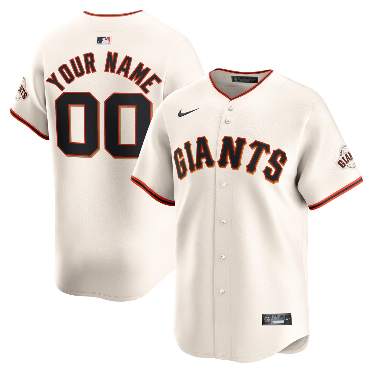 San Francisco Giants cream Limited jersey