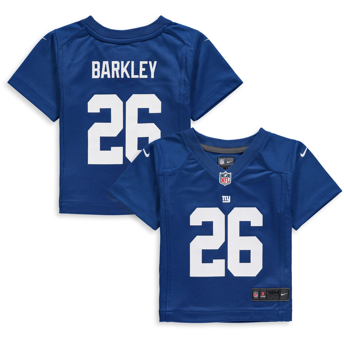 Saquon Barkley New York Giants royal jersey