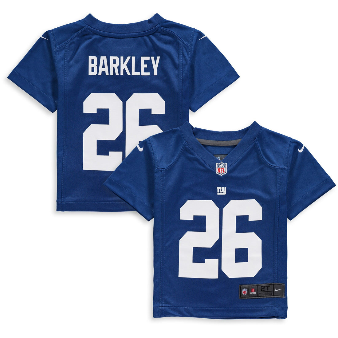 Saquon Barkley New York Giants royal jersey