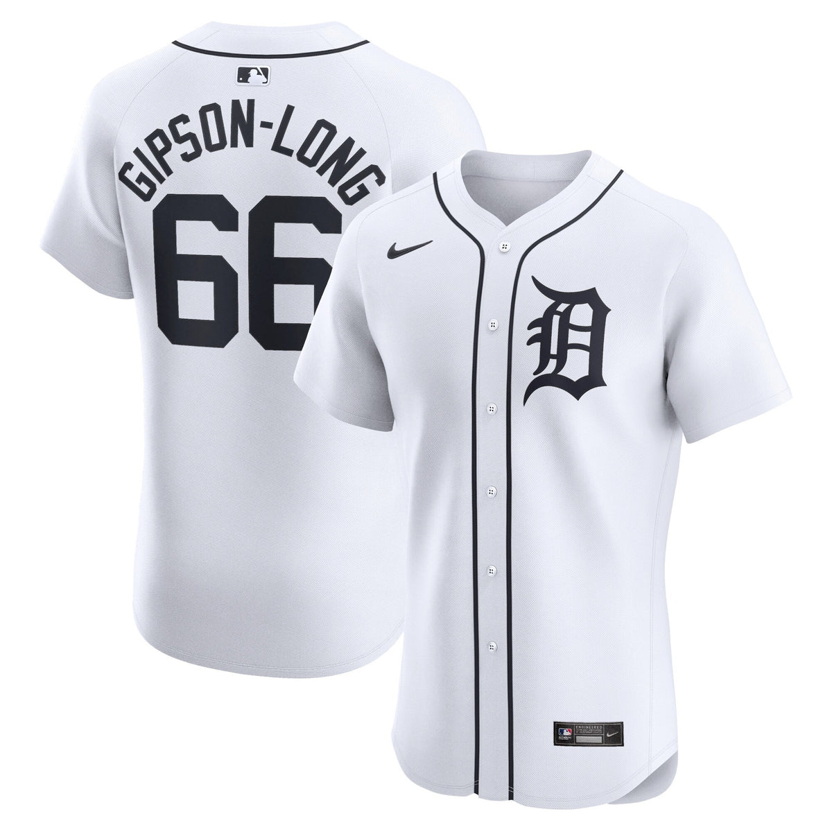Sawyer Gipson-long Detroit Tigers white Elite jersey