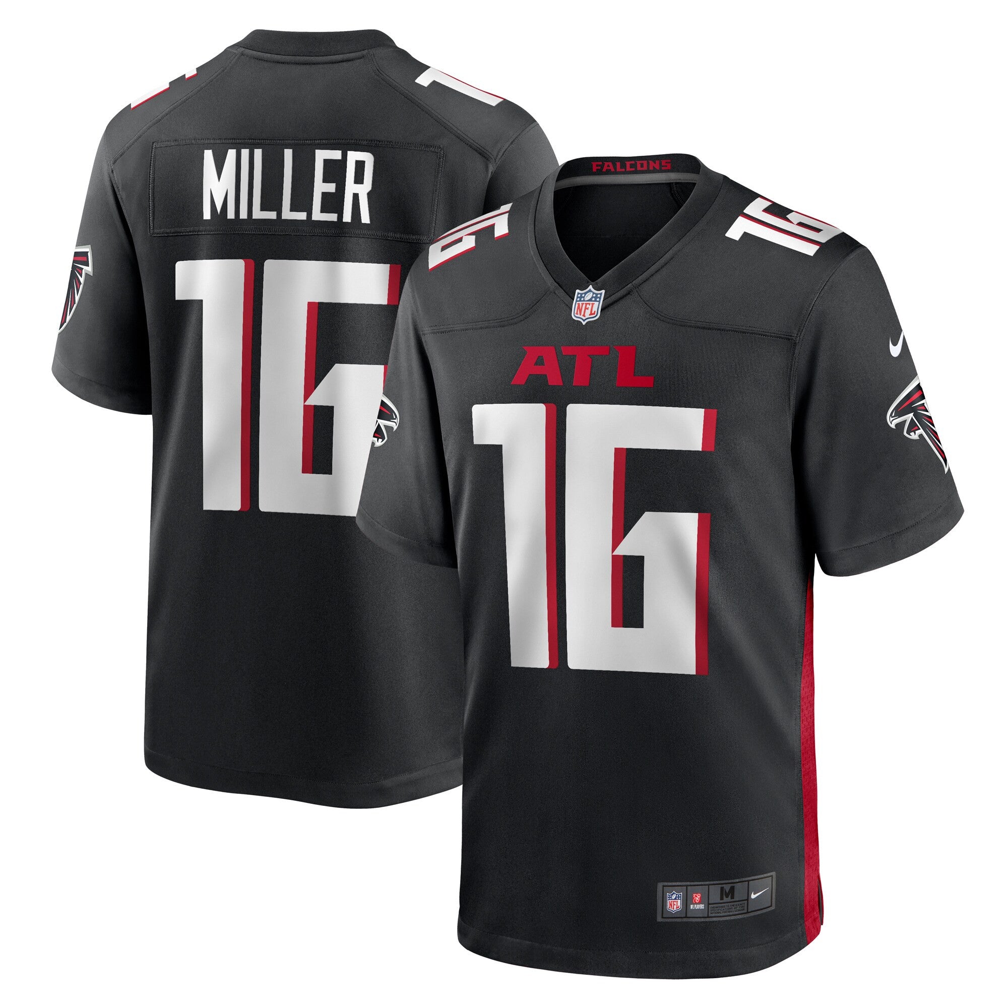 Scotty Miller Atlanta Falcons black Game jersey