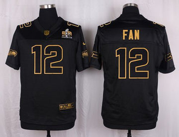 Fan Seattle Seahawks black Pro Line jersey