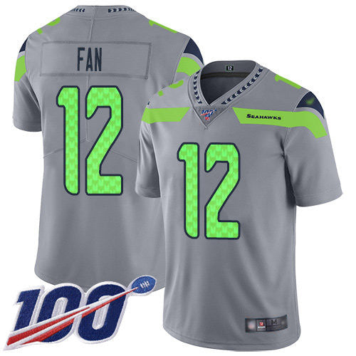 Fan Seattle Seahawks gray Inverted Legend jersey