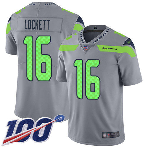 Tyler Lockett Seattle Seahawks gray Inverted Legend jersey