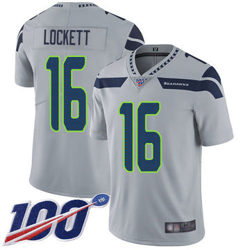 Tyler Lockett Seattle Seahawks grey Vapor jersey