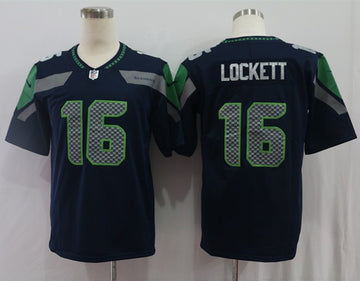Tyler Lockett Seattle Seahawks navy Vapor jersey