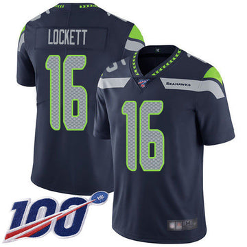 Tyler Lockett Seattle Seahawks blue Vapor jersey