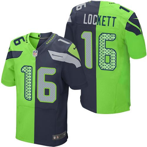 Tyler Lockett Seattle Seahawks blue Elite jersey