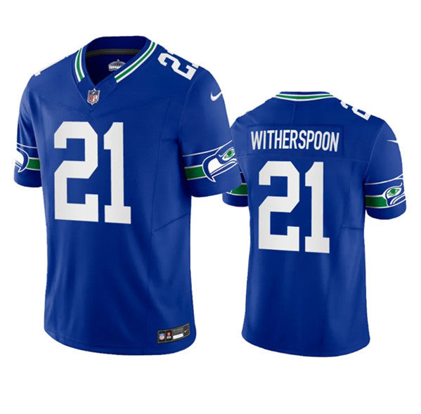 Artie Burns Seattle Seahawks royal Limited jersey