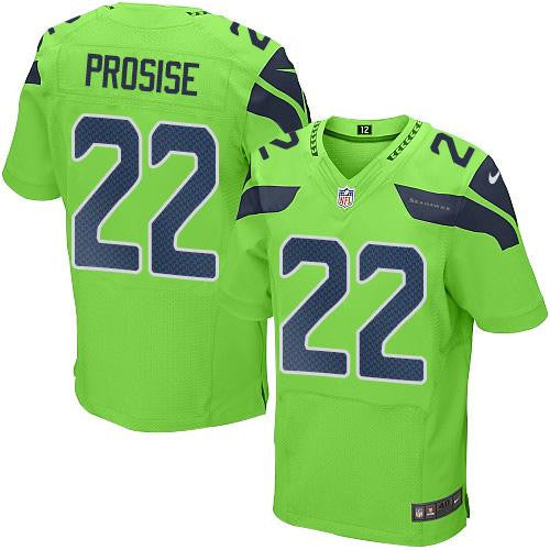C. J. Prosise Seattle Seahawks green Elite jersey