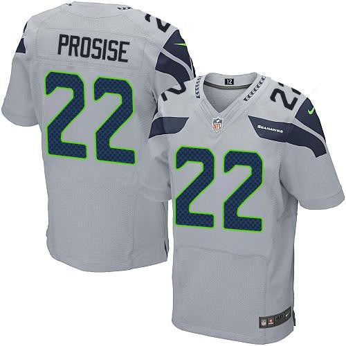 C. J. Prosise Seattle Seahawks grey Elite jersey