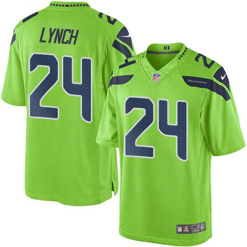 Marshawn Lynch Seattle Seahawks green Limited jersey