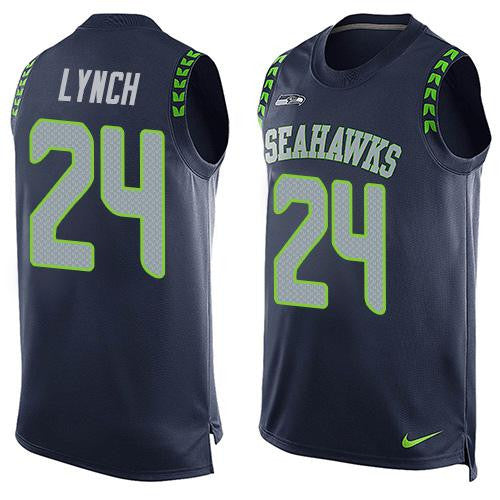 Marshawn Lynch Seattle Seahawks blue Limited jersey
