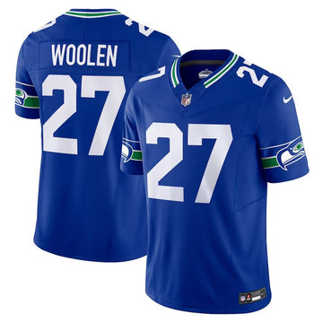 Tariq Woolen Seattle Seahawks royal Limited jersey