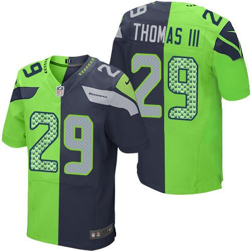 Earl Thomas III Seattle Seahawks blue Elite jersey