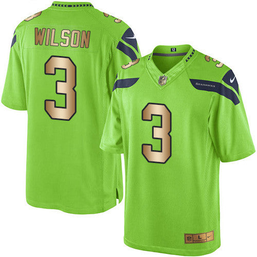 Russell Wilson Seattle Seahawks green Limited jersey