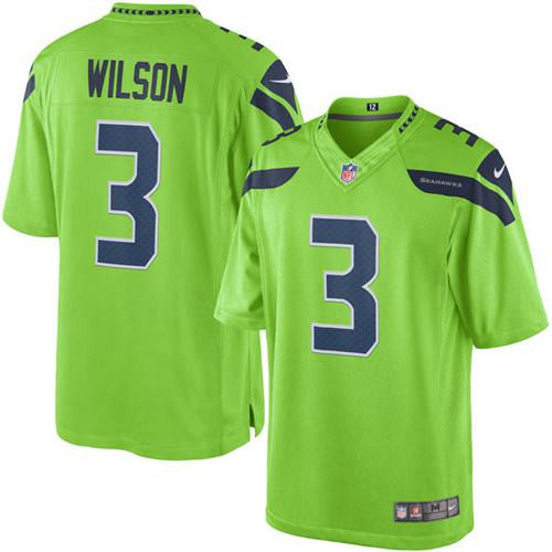 Russell Wilson Seattle Seahawks green Limited jersey