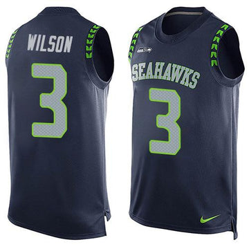 Russell Wilson Seattle Seahawks blue Limited jersey