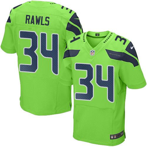 Thomas Rawls Seattle Seahawks green Elite jersey