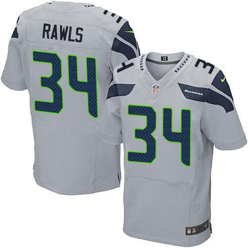 Thomas Rawls Seattle Seahawks grey Elite jersey