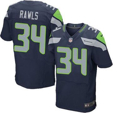 Thomas Rawls Seattle Seahawks blue Elite jersey