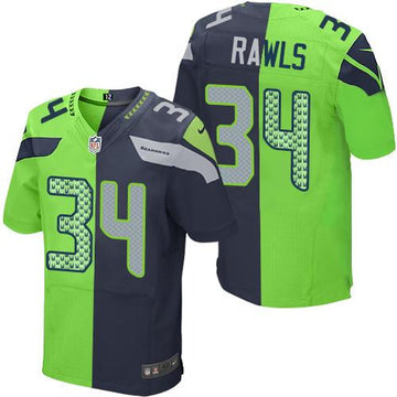 Thomas Rawls Seattle Seahawks blue Elite jersey