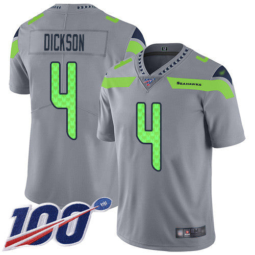 Michael Dickson Seattle Seahawks gray Inverted Legend jersey