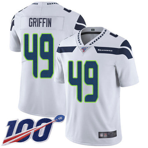 Shaquem Griffin Seattle Seahawks white Vapor jersey