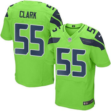 Frank Clark Seattle Seahawks green Elite jersey