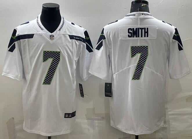 Geno Smith Seattle Seahawks white Vapor jersey