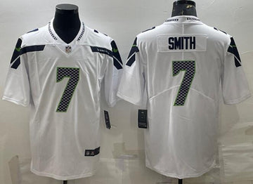 Geno Smith Seattle Seahawks white Vapor jersey