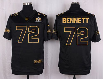 Michael Bennett Seattle Seahawks black Pro Line jersey