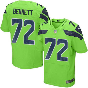 Michael Bennett Seattle Seahawks green Elite jersey