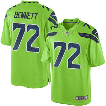 Michael Bennett Seattle Seahawks green Limited jersey