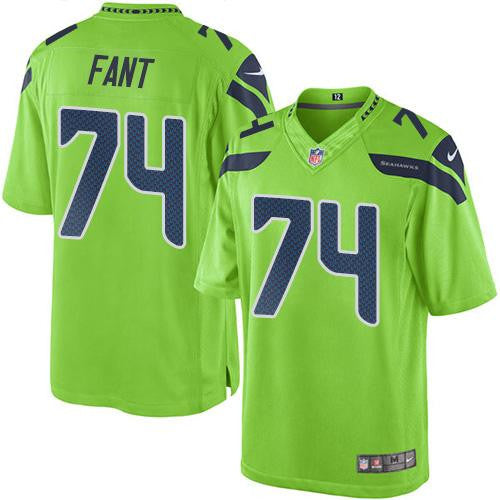 George Fant Seattle Seahawks green Limited jersey