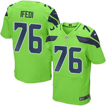 Germain Ifedi Seattle Seahawks green Elite jersey